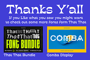 KISH - Quirky Display Type, a Font by That That Creative (Thumbnail 19 of 19)