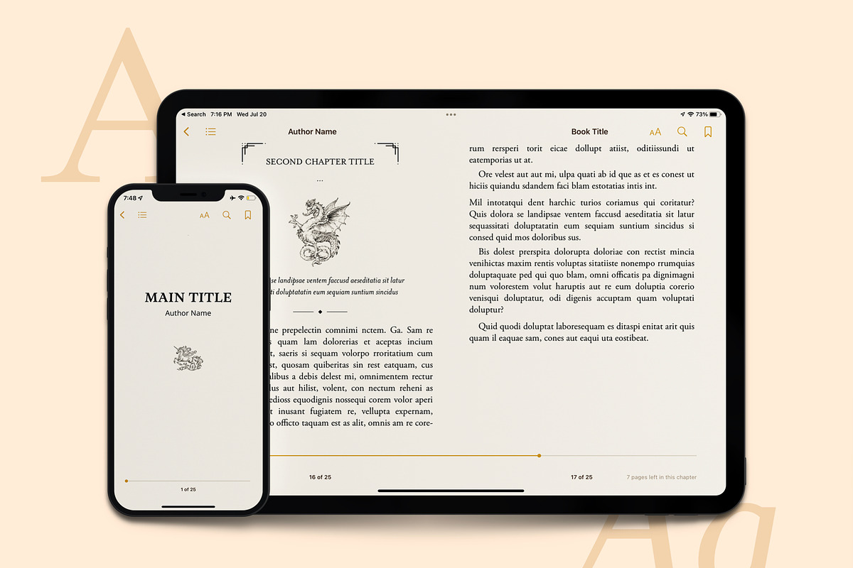 Fantasy & Magic Reflowable Ebook, a Magazine Template by Juan ePrint Shop (Photo 2 of 2)