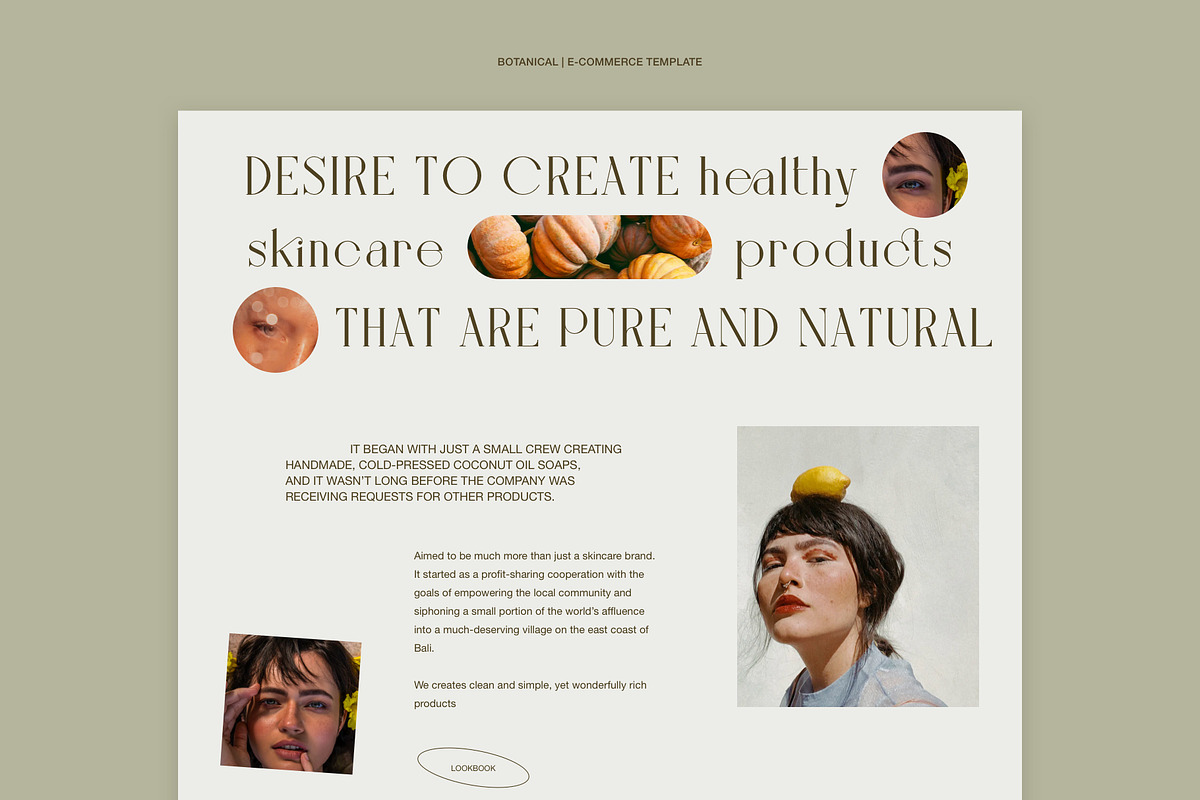 Botanical | E-commerce Template, a Landing Page Template by Skolastika Phoebe (Photo 6 of 7)