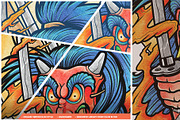 Watercolor Heroes & Demon Part 01, an Illustration by NStudio (Thumbnail 5 of 5)
