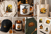 Halloween Watercolor Collection, a Seasonal Illustration by IrynaPanashii (Thumbnail 13 of 19)