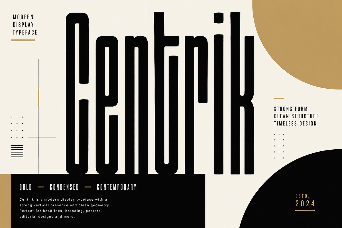 Centrik, a Slab Serif Font by Wow Magic (Photo 4 of 5)