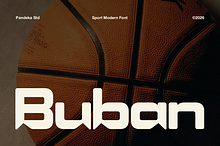 Buban - Sport Modern Font