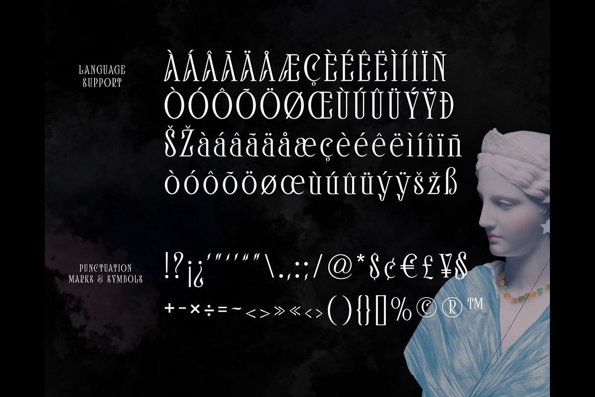 Matalihim- Art Nouveau Typeface, a Serif Font by Lurinzu Studios (Photo 3 of 7)