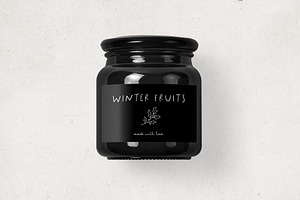 Wintery Holidays Font Duo, Logos