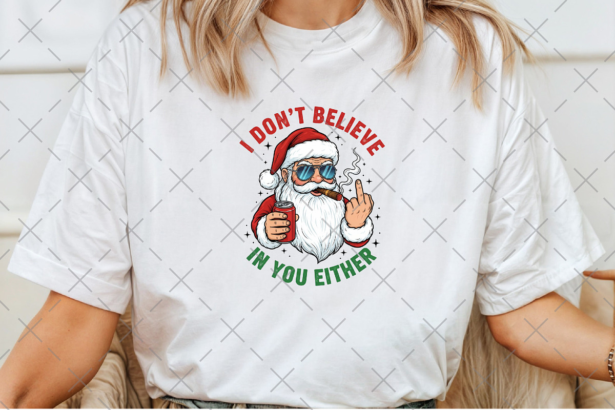 Funny Santa Claus png, an Illustration by Craft Nest (Photo 3 of 6)