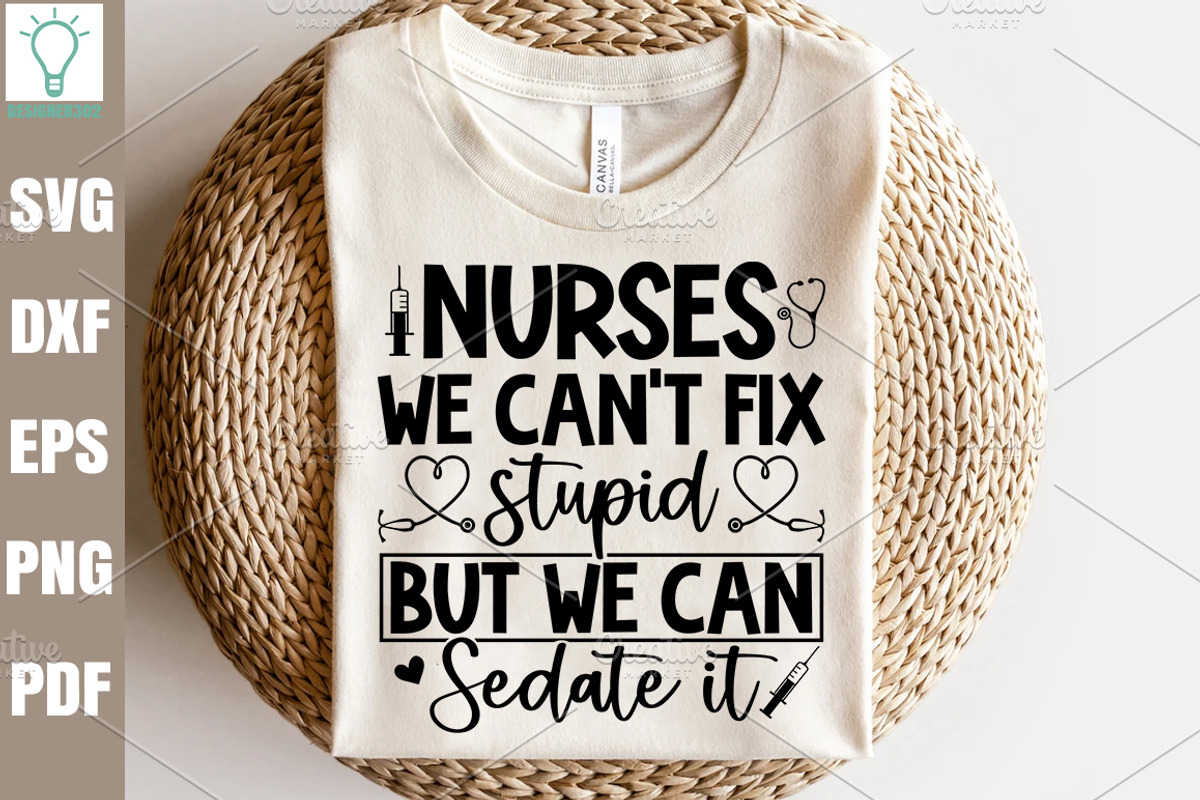 Nurse SVG Bundle, Nurse Quotes SVG, a Graphic by Designer302 (Photo 22 of 32)