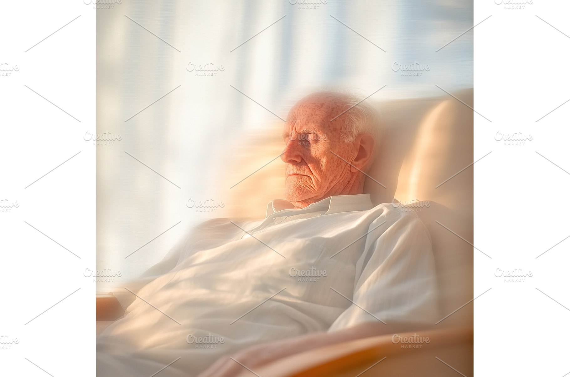 Elderly caucasian male relaxing in, a Person Photo by Lermont51