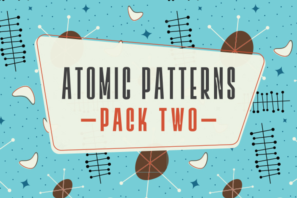 Atomic Patterns Pack 2, a Pattern Graphic by Ariel Tyndell Design (Photo 1 of 2)