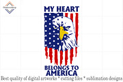 4th of July Sublimation Bundle, a Decorative Illustration by DiamondShop (Thumbnail 2 of 11)