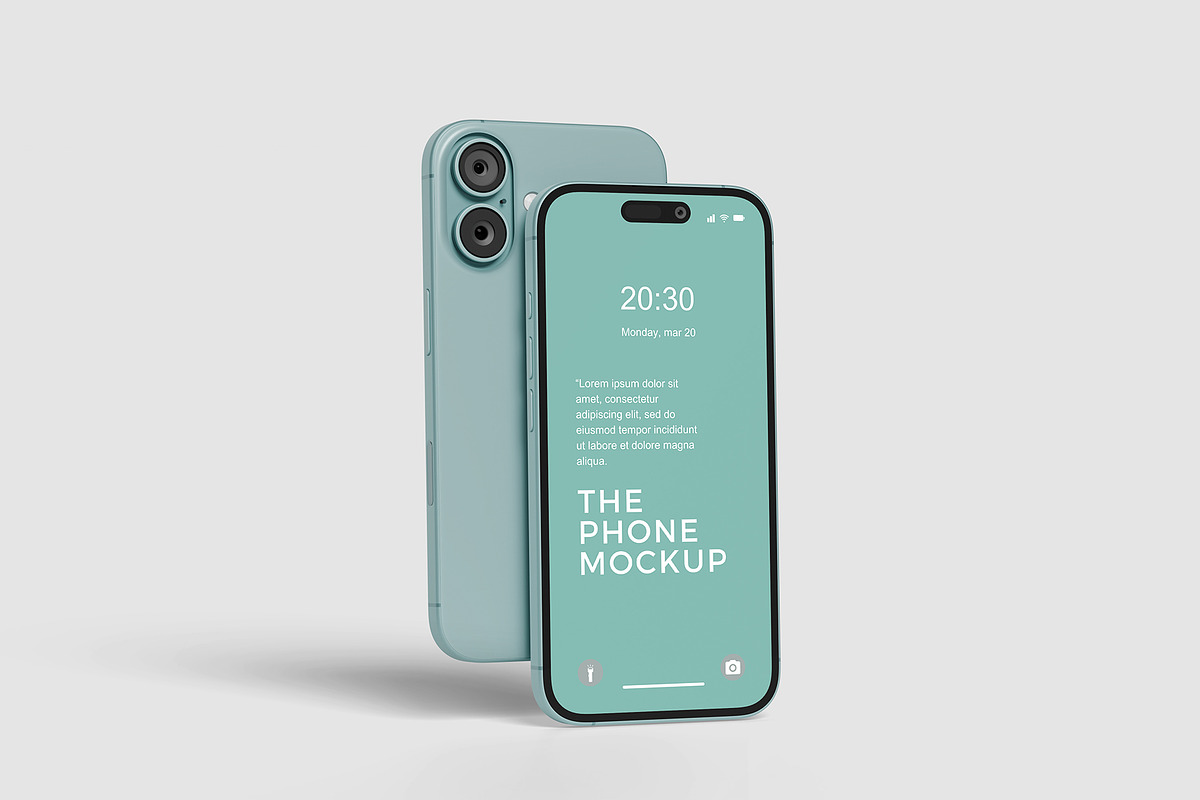 iPhone Mockup, an iPhone Mockup by Pexelcorner (Photo 4 of 5)