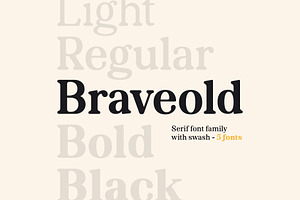 Braveold Font Family