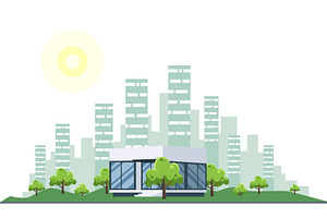 A contemporary urban dwelling, an Object Illustration by Things for designers