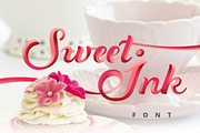 Sweet Ink Font Calligraphy, a Font by Sentavio (Thumbnail 2 of 6)