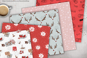 Christmas Dear Santa Seamless Paper