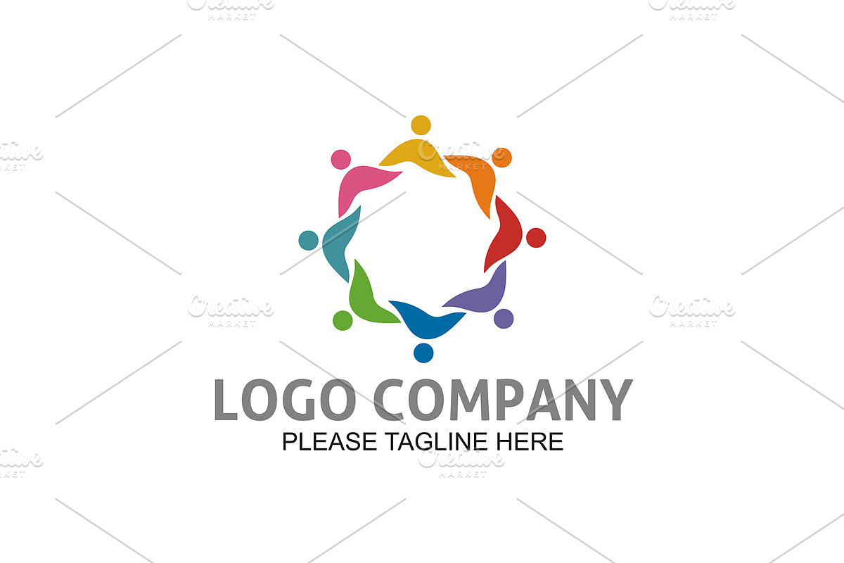 20 Logo Teamwork Templates Bundle, a Branding & Logo Template by Friendesigns (Photo 17 of 21)