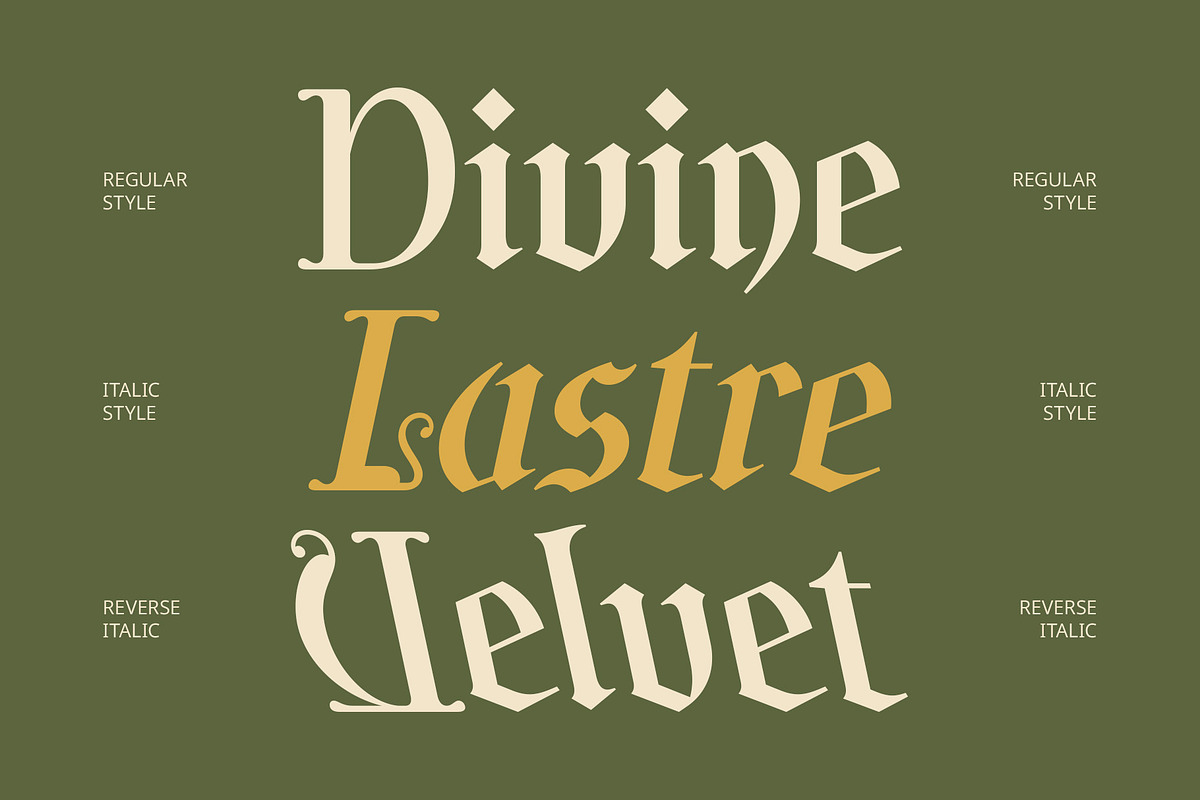CS Whale – Gothic Uncial Font, a Blackletter Font by Craft Supply Co. (Photo 3 of 8)
