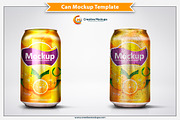 Can Mockup Template, a Packaging Mockup by Plus Media (Thumbnail 4 of 4)