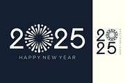 2025 Happy New Year design vector., a Branding & Logo Template by BARONSTD (Thumbnail 2 of 3)