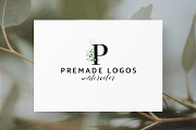 Premade Logos watercolor greenery, a Branding & Logo Template by Angele Kamp (Thumbnail 8 of 10)