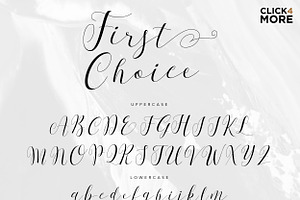 First Choice - Wedding Calligraphy