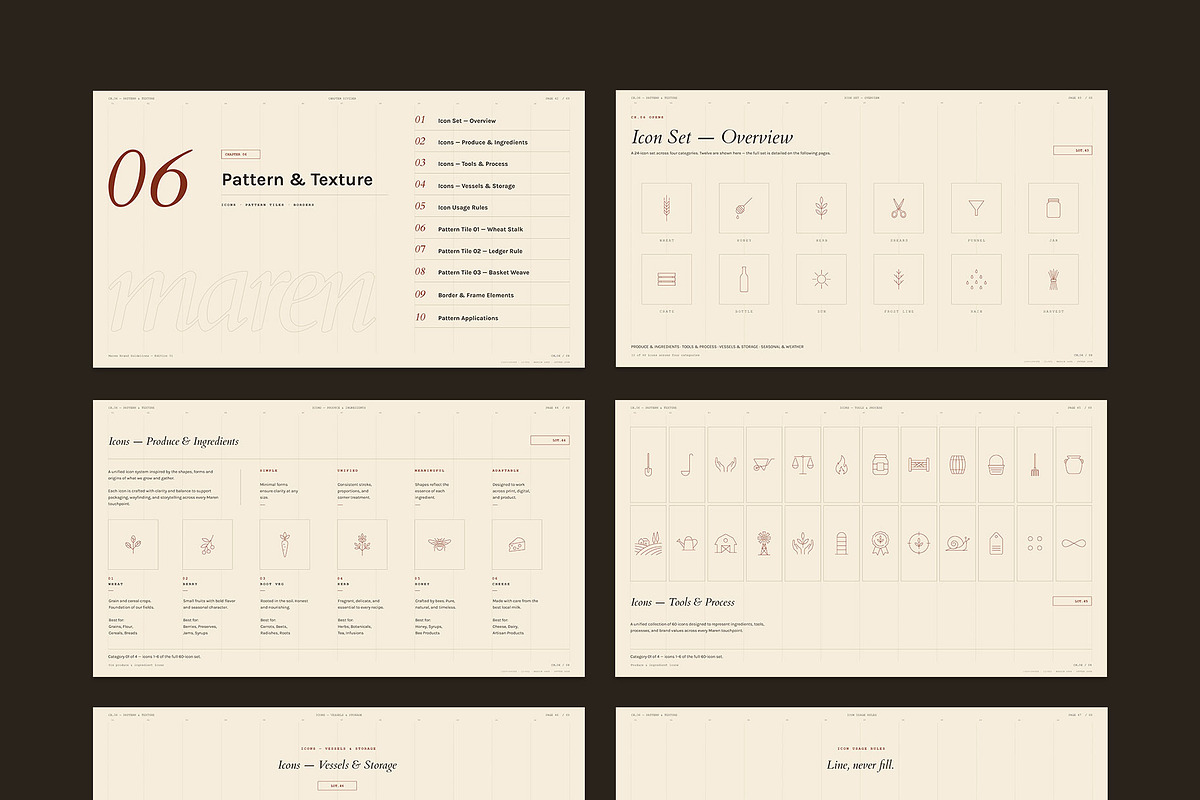 MAREN/ Brand Guidelines Template, a Presentation Template by Leleka.Store (Photo 19 of 23)