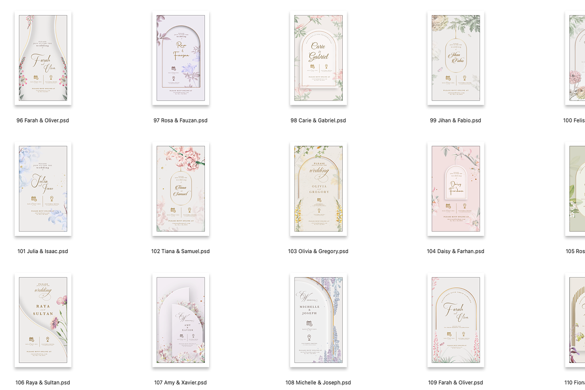 Wedding Invitation Ultimate Bundle, an Invitation Template by EvitePapery (Photo 6 of 10)