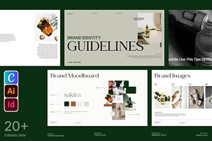 Sakira — Skin Care Brand Guideline, a Branding & Logo Template by Templeste
