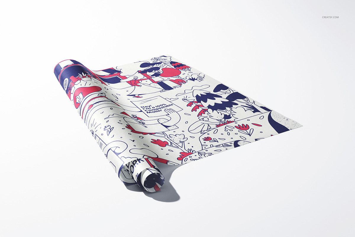 Tissue Paper Mockup Set 2, a Packaging Mockup by creatsy5 (Photo 7 of 10)