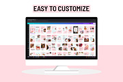 Bakery Pinterest Canva Posts Temp, a Print Template by Snapybiz (Thumbnail 8 of 10)