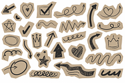 Paper Cut-Out Scrapbook Bundle, a Decorative Illustration by Anna Studio (Thumbnail 13 of 28)