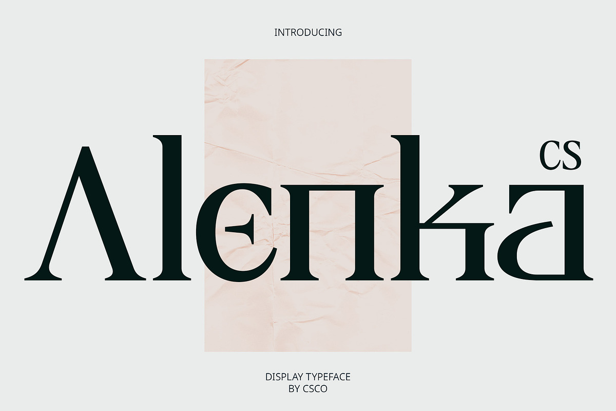 CS Alenka – Classic Font, a Serif Font by Craft Supply Co. (Photo 1 of 8)