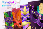 Mardi Gras Background, a Background Graphic by Digital Studio (Thumbnail 3 of 5)