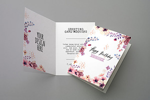 Invitation & Greeting Card Mockups