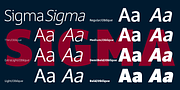 Sigma, a Sans Serif Font by Wiescher-Design (Thumbnail 6 of 10)