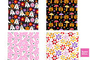 Groovy Halloween Patterns Collection, a Pattern Graphic by Yasmine Patterns (Thumbnail 4 of 7)