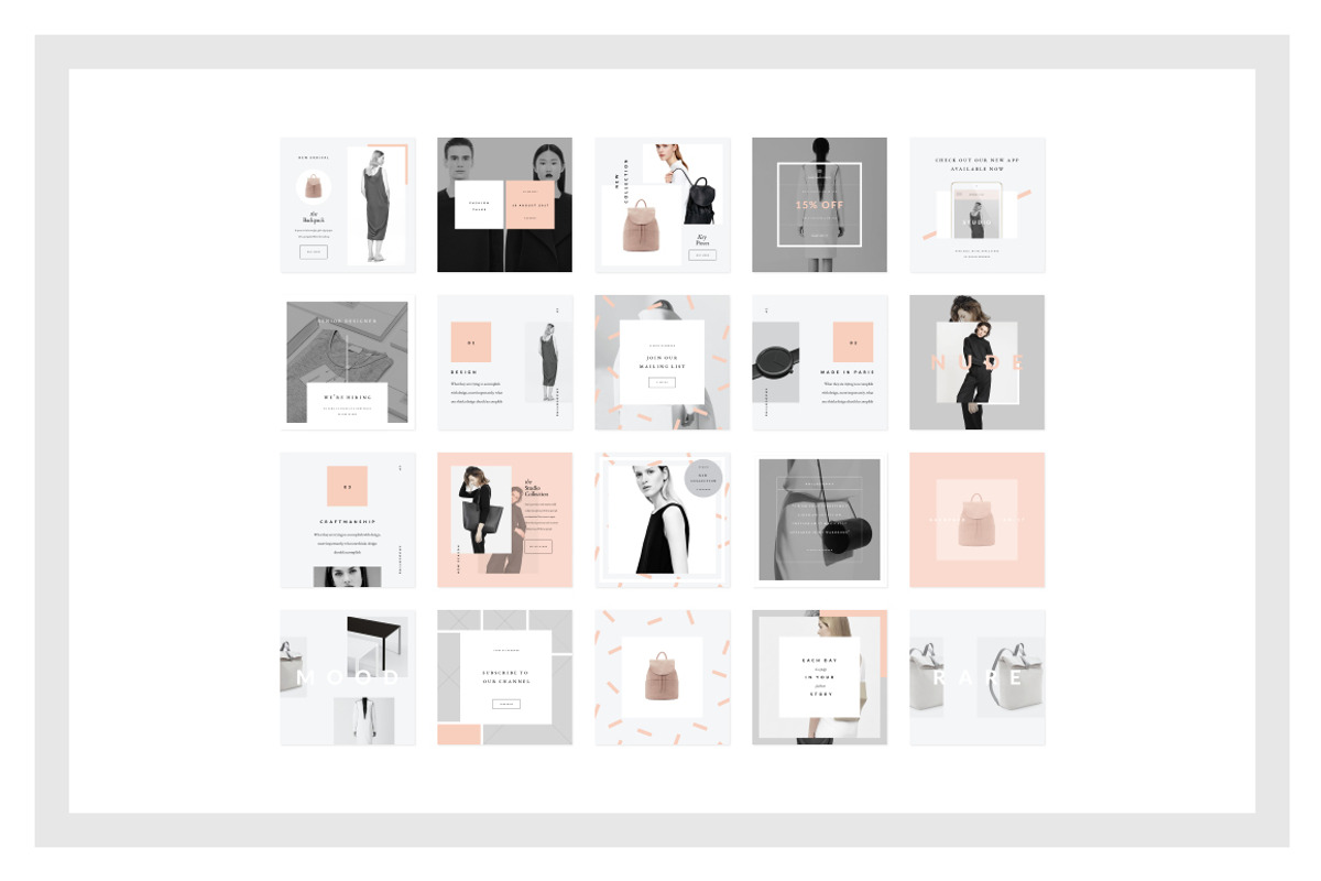 Fashion Social Media Pack, a Social Media Template by Studio Standard (Photo 3 of 8)