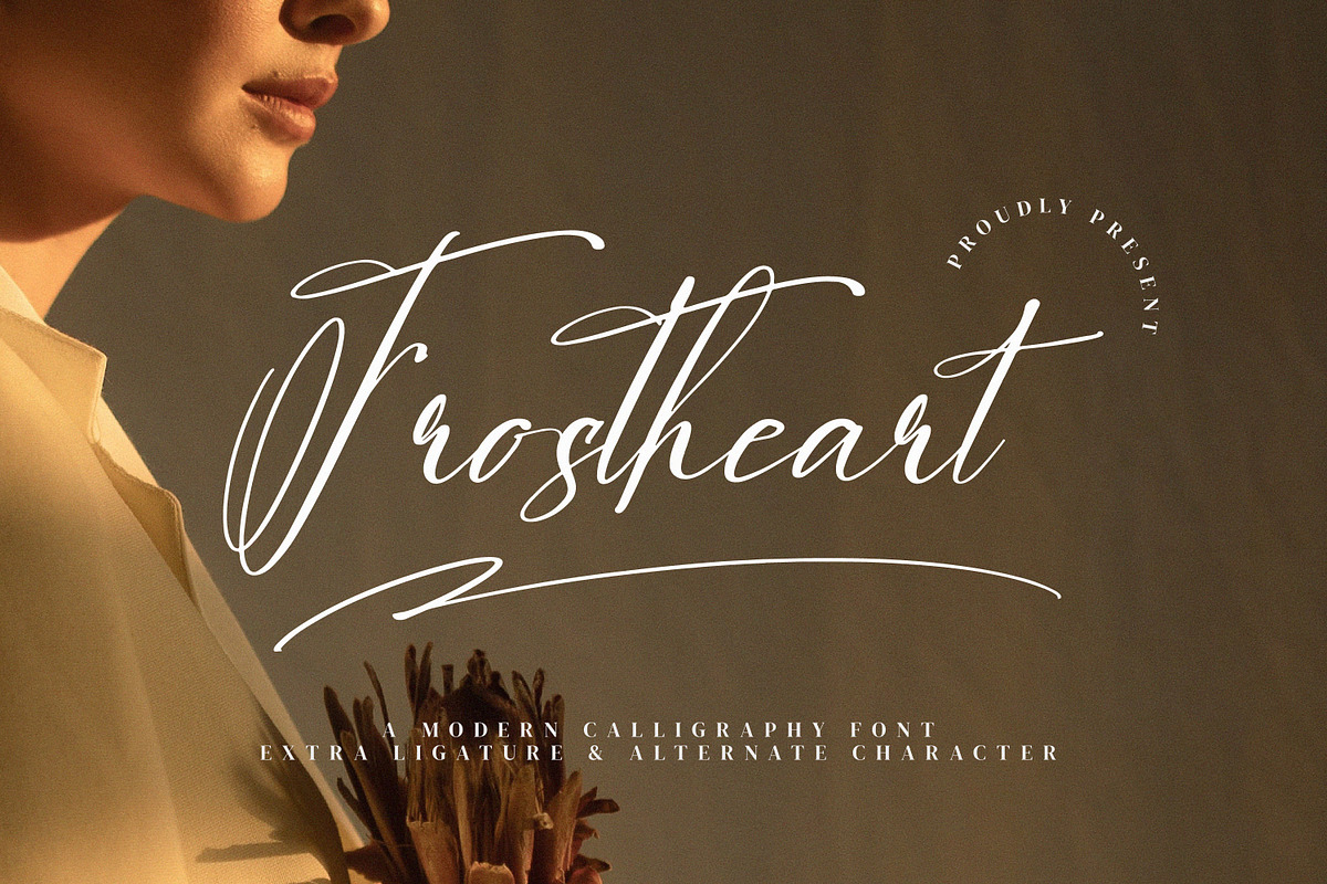 Frostheart, a Script Font by Goresan Studio (Photo 1 of 15)
