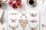 Floral Wedding Vector Graphics, an Illustration by By Lef (Thumbnail 1 of 4)