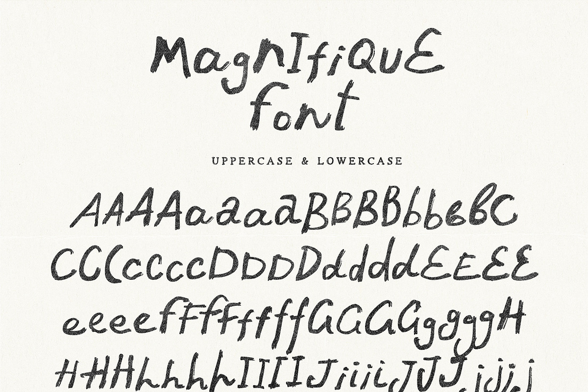 Organic Hand Painted Font, a Handwritten Font by Ayya Studio (Photo 17 of 17)