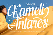 Kameli Antares Modern Calligraphy, a Script Font by timelesstype.co (Thumbnail 1 of 20)