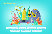 Underwater World and Diving Concept, an Object Graphic by 35lab (Thumbnail 2 of 7)