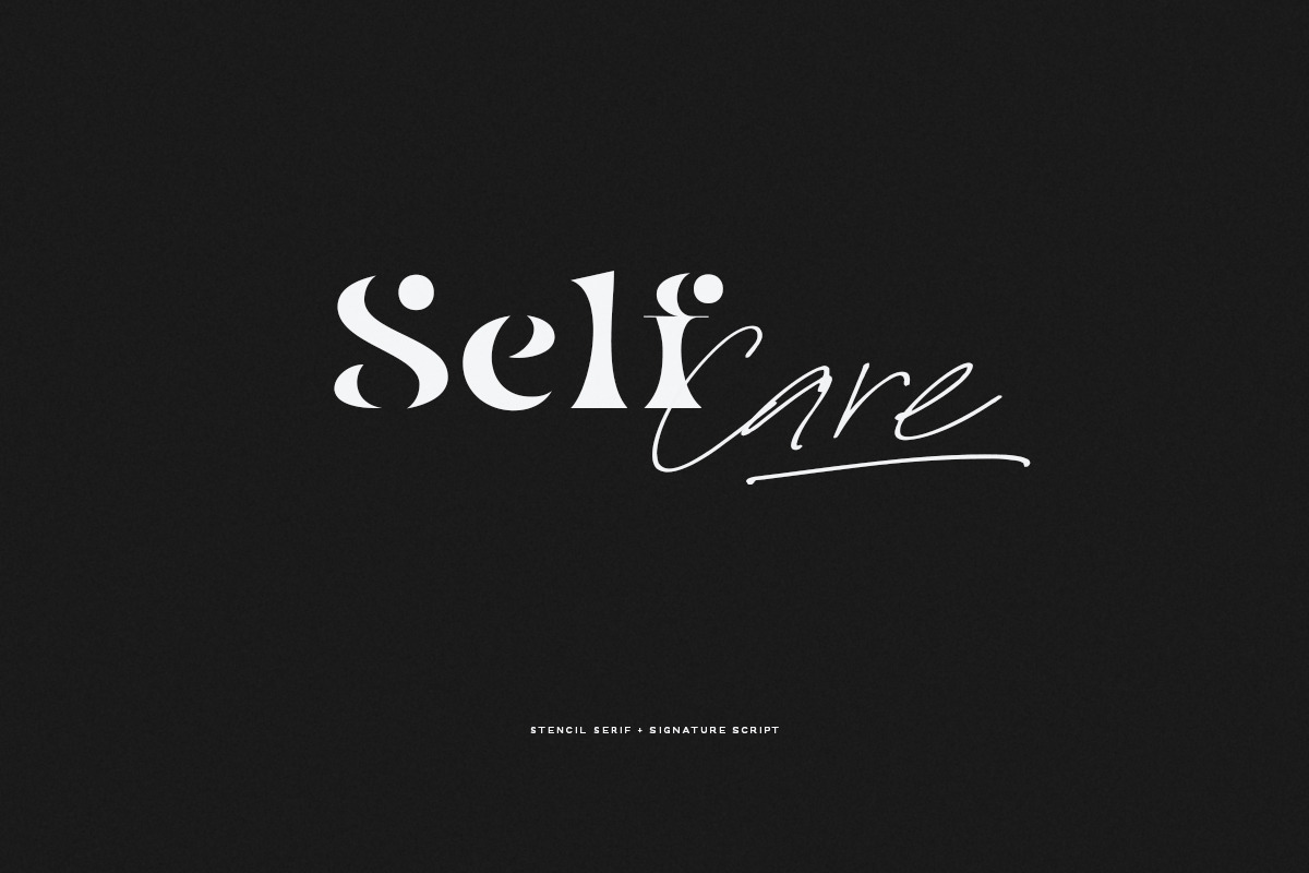 Black Point - Modern Font Duo, a Script Font by Sarid Ezra (Photo 7 of 9)