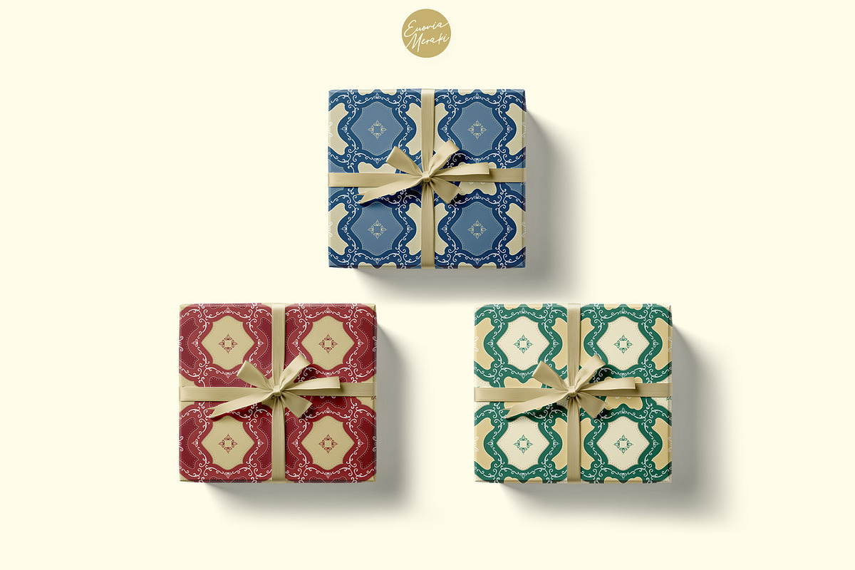 Cottagecore Pattern 16 Royal Tiles, a Pattern Graphic by Euonia Meraki (Photo 11 of 20)