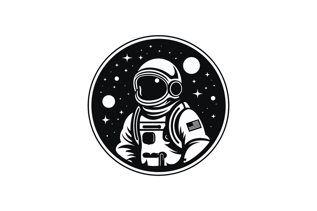 Astronaut Logo, a Branding & Logo Template by Xoovion