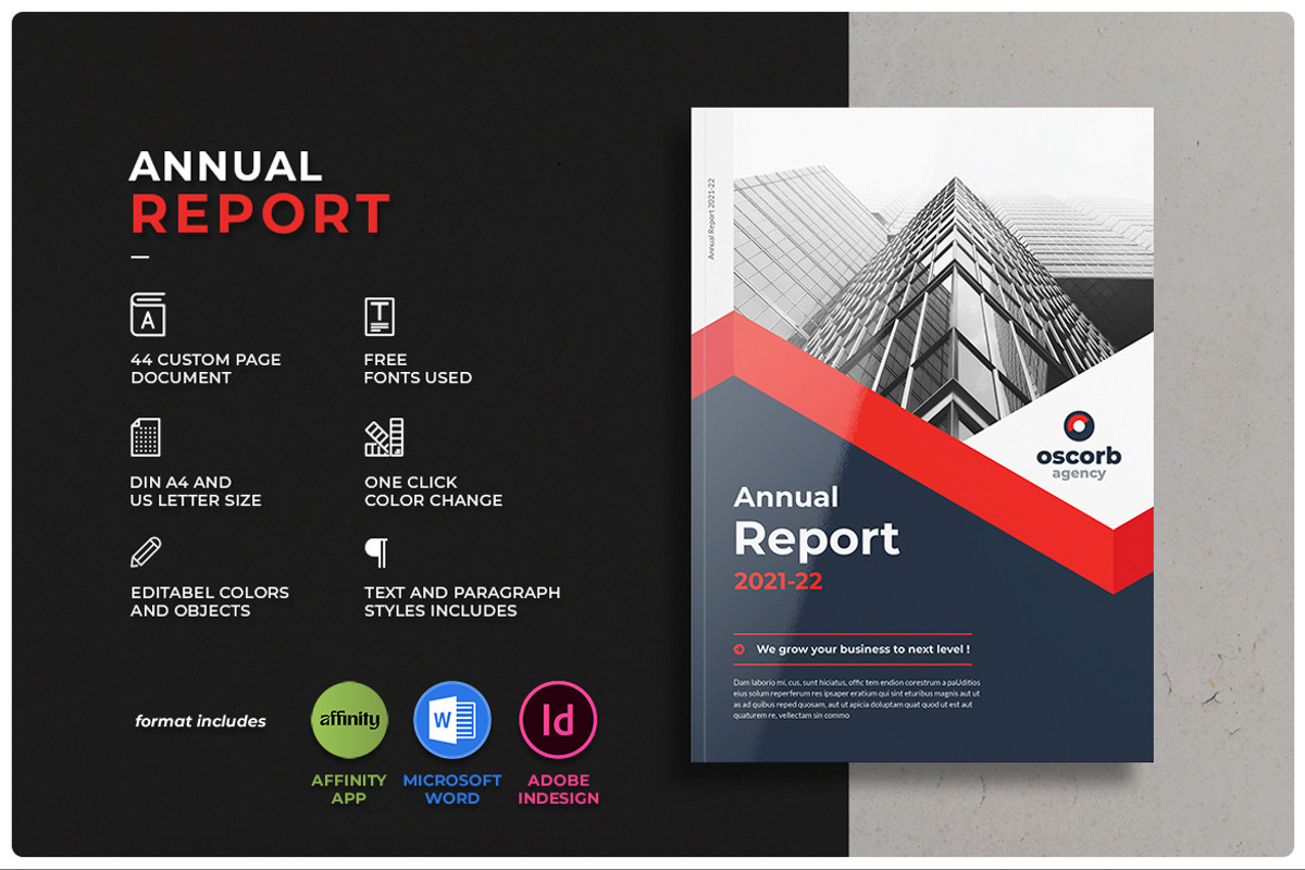 Annual Report, a Brochure Template by StudioGraficso (Photo 1 of 13)
