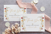 Wildflower Wedding Invitation Suite, an Invitation Template by BlueRobinDesignShop (Thumbnail 5 of 5)