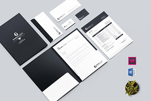 Corporate Identity, a Stationery Template by design_hut