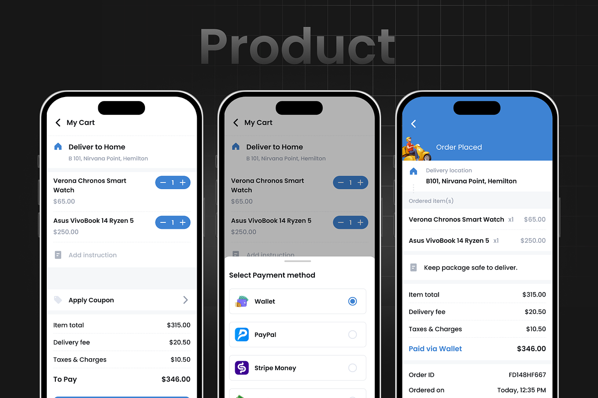 2 Apps | eCommerce App | DeliShop, an UI Kit Template by Opus LabWorks (Photo 5 of 10)