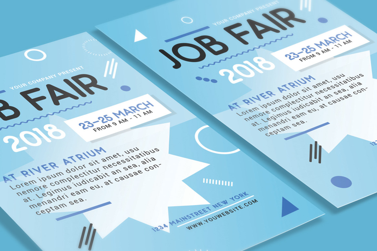 Job Fair Flyer, a Flyer Template by Muhamad Iqbal hidayat (Photo 3 of 4)